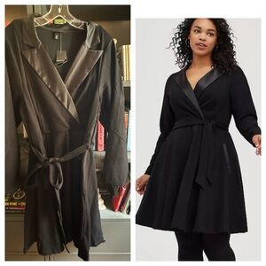 NWT Black Torrid Tuxedo Dress 18W